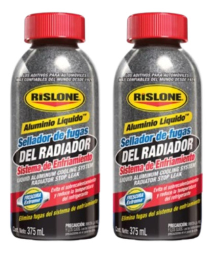 2 Sellador De Fugas De Radiador Aluminio Liquido Con Envío