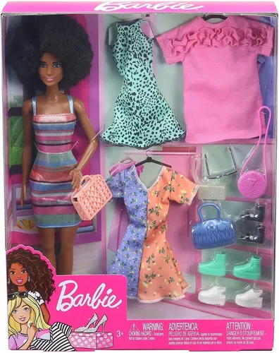 Barbie - Boneca com roupas e acessórios, FASHIONISTAS