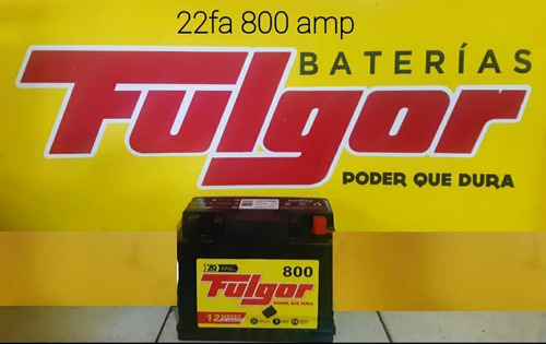 Bateria Fulgor 800 Amp Modelo 22fa