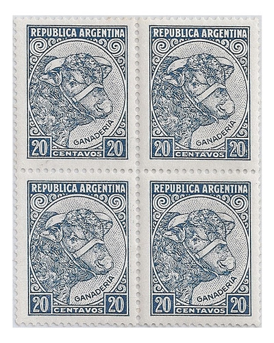 Argentina - Cuadrito Próceres  - Año 1942 - Gj 888