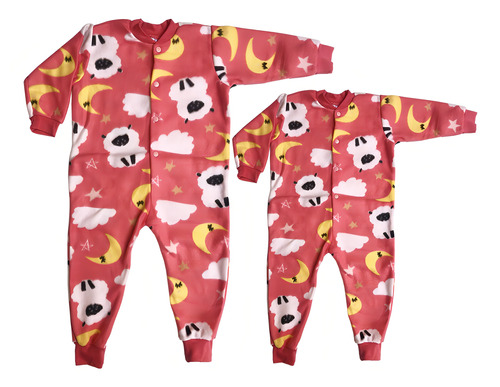 Pijama Macacão Soft Mãe E Filha