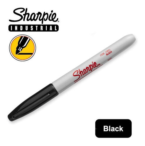 Marcador Permanente Sharpie Punta Fina Industrial Pro Negro