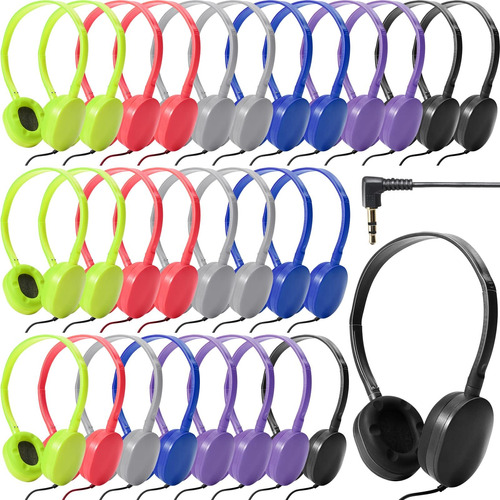 30 Pack Auriculares Con Cable, Auriculares Ajustables Oreja,