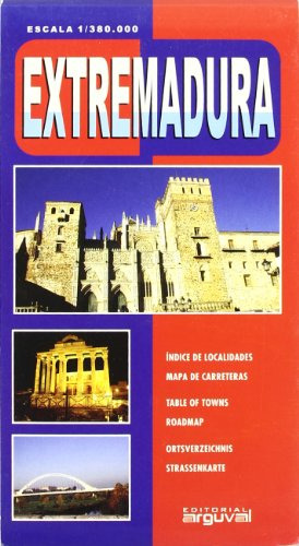 Mapa De Extremadura -mapas De Carreteras-