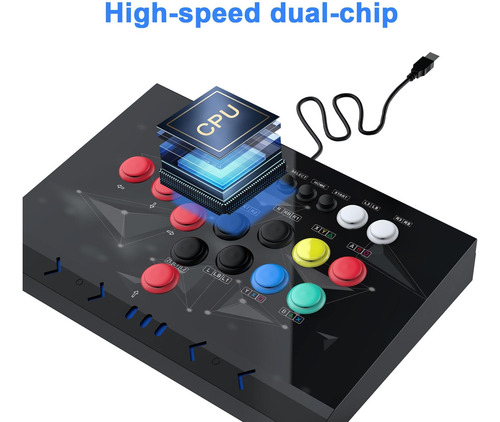 Doyo Arcade Stick Joystick Para El Hogar, Arcade Fighting Pi