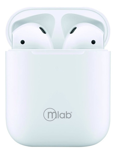 Audífonos Wireless Inalámbricos Bluetooth Blanco Microlab