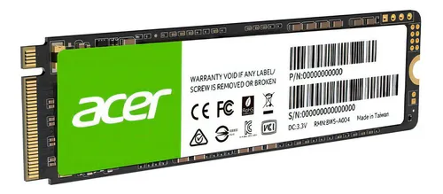Unidad De Estado Solido Ssd Acer 1tb Fa100 Pcie 3.0 M,2