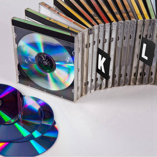 Divisores De Discos De Vinilo Crystally-52 Unidades Para Dvd