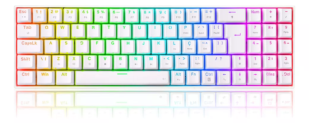 Terceira imagem para pesquisa de teclado gamer sem fio