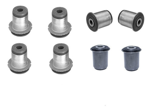 Imagen 1 de 6 de Kit Bujes Parrilla Superior- Inferior Blazer- S10 1998/2011