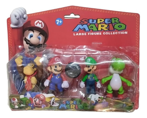 Set X 4 Figuras Super Mario 2691 C/ Faltante Milouhobbies
