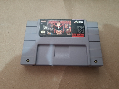 Judge Dred De Super Nes Es Original Y Funciona.