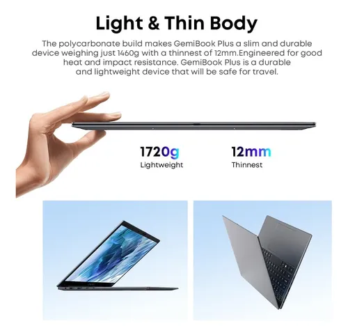Chuwi Portátil 15.6 Pulgadas, 8gb Lpddr5 Ram 256gb Ssd, I...