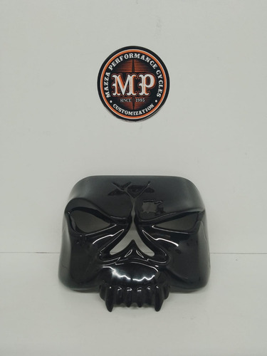 Calavera Cover De Optica Kuryakyn Black Para Harley