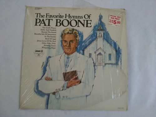 Lp The Favorites Hymns Of Pat Boone Muy Buen Estado Acetato