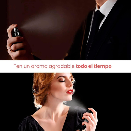 Dispensador Perfume Viaje Recargable, Paquete De 8 Botellas