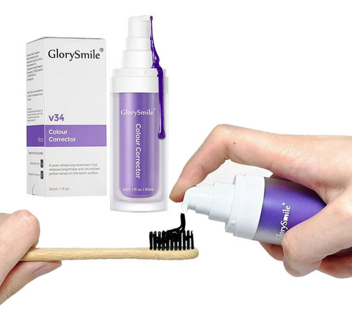 Glorysmile Purple Foam Dentífrico Para Eliminar Manchas