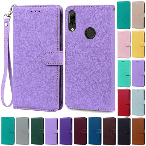 Para Funda De Piel Tipo Cartera Para Huawei Y7 Dub-lx1