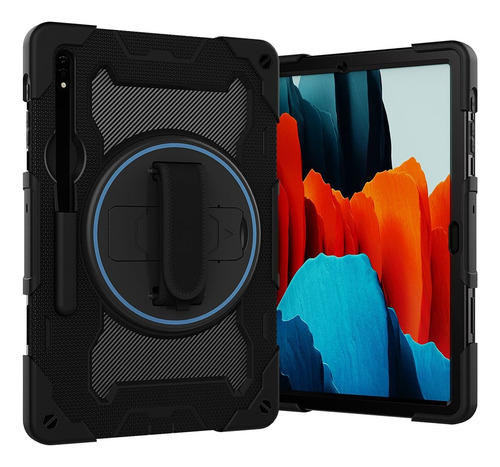 Funda Para Samsung Tab A 10.1  Armor Defender 360 Negra