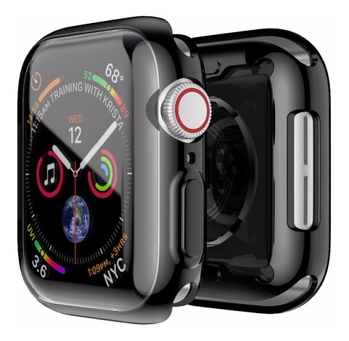 Imagem 1 de 4 de Capa Case  Silicone Tpu Compatível Apple Watch 38/40/42/44mm