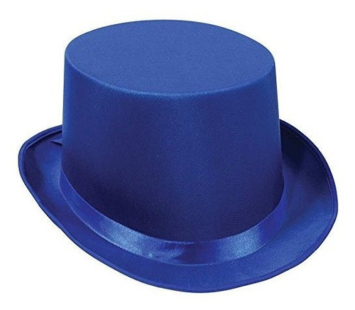 Accesorio De Fiesta De Satén Elegante Sombrero De Copa (azu