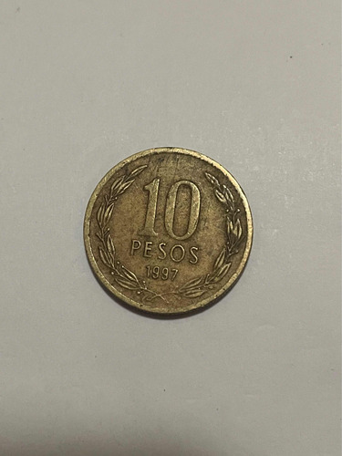 Moneda De 1997 Chilena 10pesos