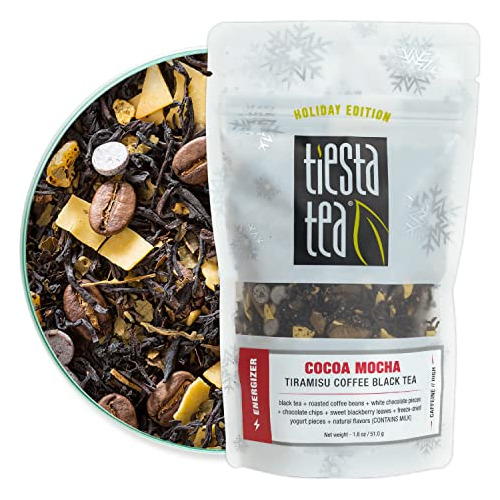 Tiesta Cocoa Tea Mocha, Tiramisu Café Té Negro, 30 Porciones