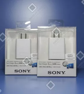 Cargador Sony Quick Charge 3a - 100% Original
