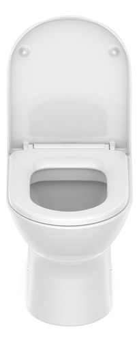 Kit Bacia Vaso Com Assento Pp Soft Close Branco Nexo Roca