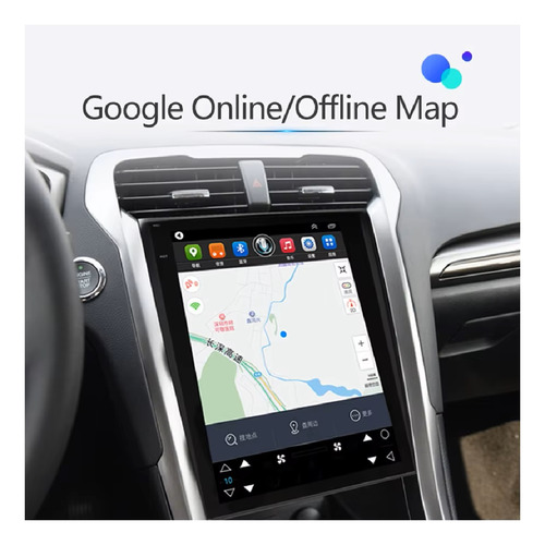 Multimidia Tesla Android Ford Fusion 2013-19 Octa 8/128gb 4g