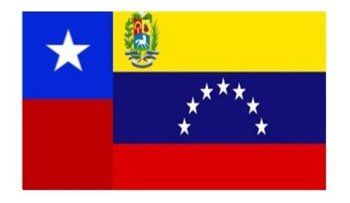 Bandera De Chile/ Venezuela 90 Cm X 60 Cm 