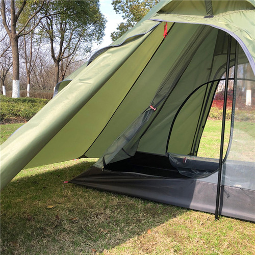 Tienda Piramidal Portátil Tipi Para Acampar Sin Varilla