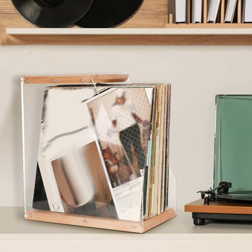 Soporte De Almacenamiento De Vinilo Estante De Exhibición