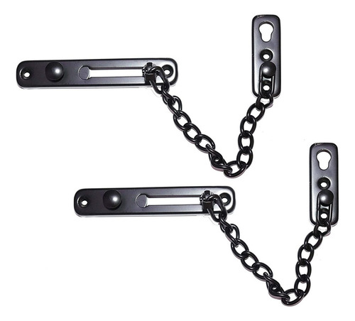 A 2 Piezas Cadena Antirrobo Cadena De Seguridad For Puertas