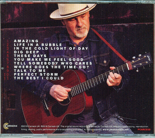 Paul Carrack Cd These Days 2018 Europeo Cerrado Sellado