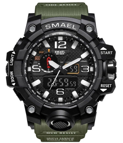 Reloj Smael S Shock Rango Militar Táctico Sumergible 5atm