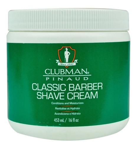 Crema Para Afeitar Clubman Classic Barber 453ml