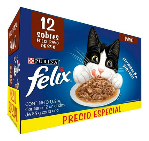 Combo Comida Húmeda Plan Plan 24pz +12 Sobres Félix + Regalo