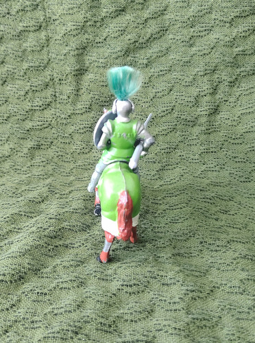 Soldado Plomo Hueco Timpo 1950 Caballero Medieval 54mm Verde (Usado)