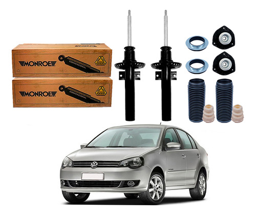 Kit Amortecedor Dianteiro, Polo Sedan 1.6 2012 A 2015