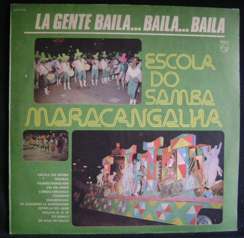 La Gente Baila-escola Samba Maracangalha-lp Vinilo-9 Puntos