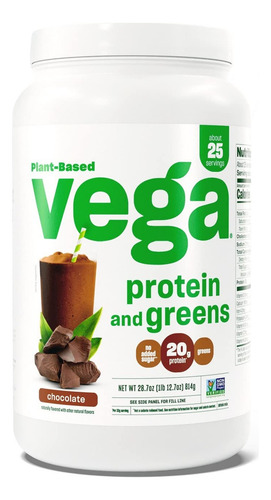 Proteína de chocolate en polvo Vega Protein & Greens 900 g
