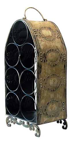 Imagen 3 de 5 de C&h Cava Funcional Diseñada En Latón Para Colocar 7 Botellas