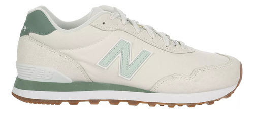 Tenis New Balance 515 Mod. 403080 Off White Blanco Mujer / J