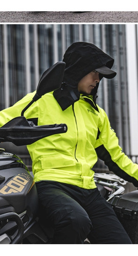 . Conjunto De Chubasquero Impermeable Para Moto. Grey