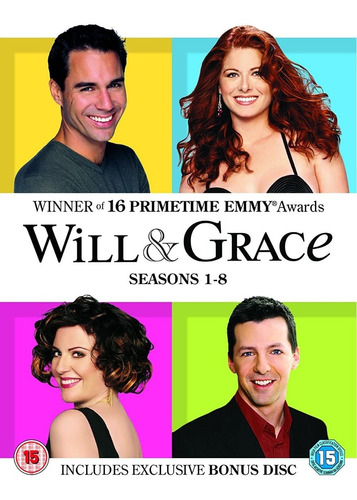 Will And Grace : Serie Completa En Dvd!!! 8 Temporadas