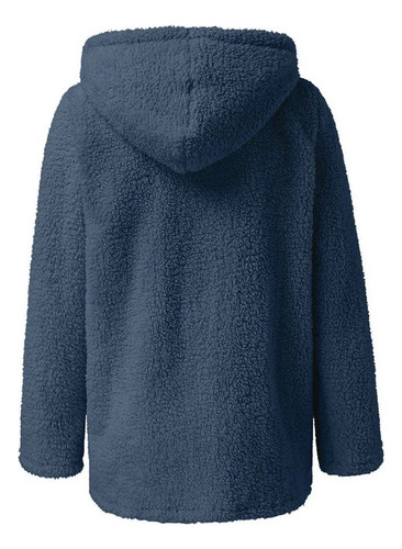 Sudadera Con Capucha De Forro Polar Talla Grande Para Mujer