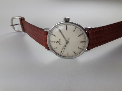 Relogio Omega Automático Vintage Em Aço Tartaruga