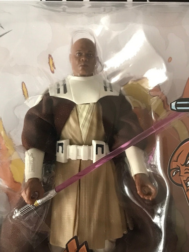 Mace Windu Clone Wars Cartoon Network Black Series 6 Pulgada (Usado)