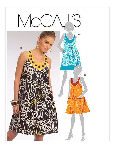 Mccall 's Patterns M5659 Talla Vestido Mujer